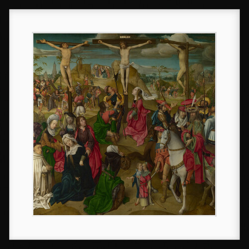 The Crucifixion (Triptych: Scenes from the Passion of Christ, central Panel), c. 1510 by Master of Delft