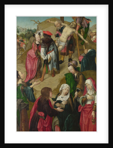 The Deposition (Triptych: Scenes from the Passion of Christ, right panel), c. 1510 by Master of Delft