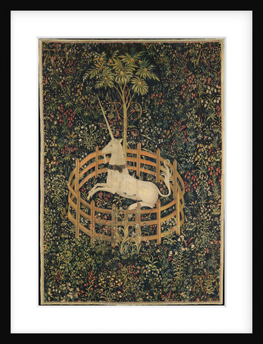 The Unicorn in Captivity, c. 1500 by Master of the Hunt of the Unicorn