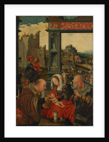 The Adoration of the Kings, 1525 by Jan Mostaert