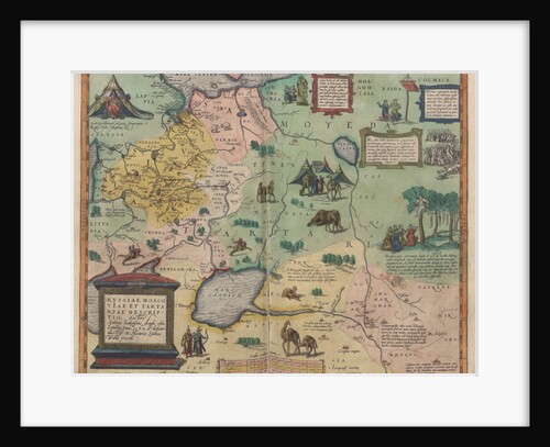Map of Russia by Abraham Ortelius