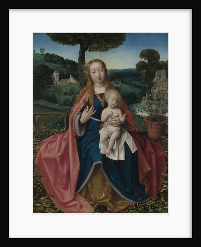 The Virgin and Child in a Landscape, Early16th cen by Jan Provost