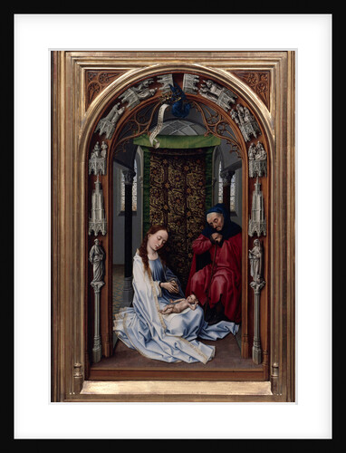 The Altar of Our Lady (Miraflores Altar), left panel, c. 1440 by Rogier van der Weyden