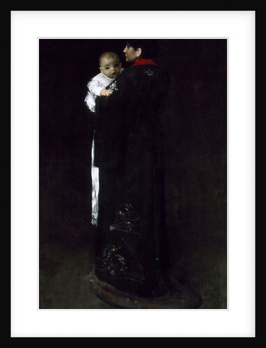 Mother and Child (The First Portrait), c. 1888 by William Merritt Chase