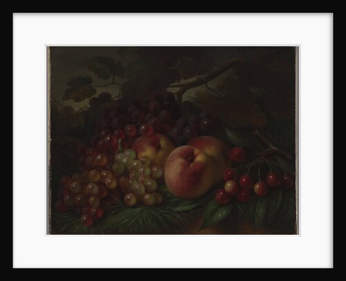 Peaches, Grapes and Cherries, ca 1860-1870 by George Henry Hall