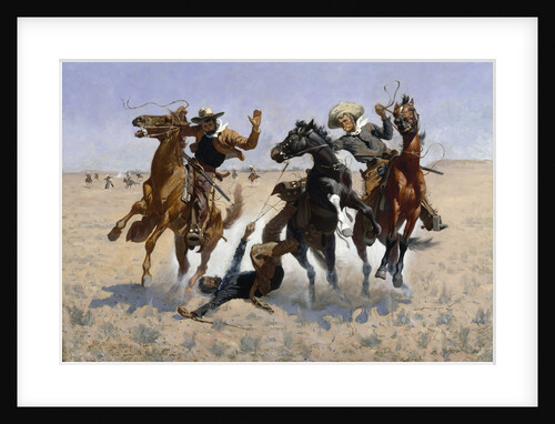 Aiding a Comrade, 1890 by Frederic Sackrider Remington
