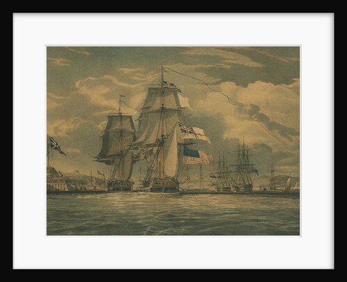 HMS Shannon captures USS Chesapeake, 1 June 1813, 1813 by J. G. C. Schetly