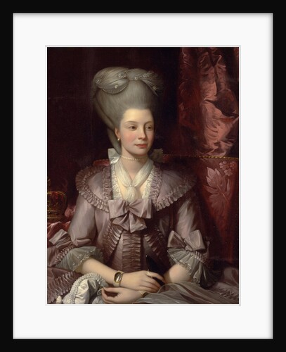 Queen Charlotte of the United Kingdom, 1777 by Benjamin West