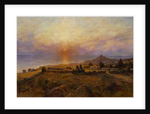 Fort Ross. Russian-American Company settlement, c. 1880 by Henry Raschen