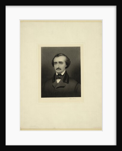 Portrait of Edgar Allan Poe, ca 1896 by William Sartain