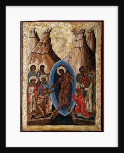The Descent into Hell, Early16th cen by Russian icon