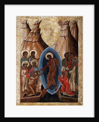 The Descent into Hell, Early16th cen by Russian icon