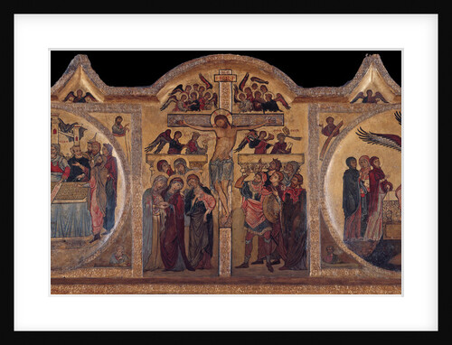 Altarpiece with crucifixion from Soest, ca 1240 by Anonymous