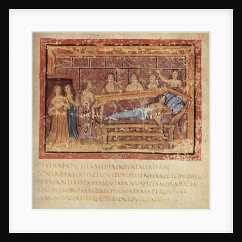 The Death of Dido, ca 400 by Master of the Vatican Vergil