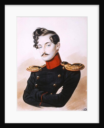 Portrait of Georges-Charles de Heeckeren dAnthès, 1830s by Anonymous
