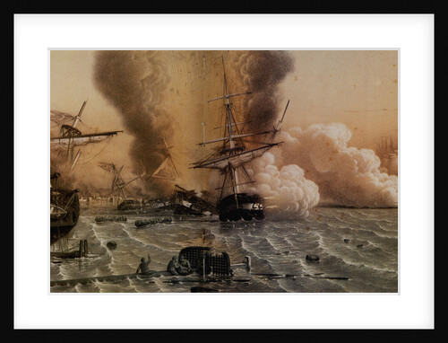 The Battle of Sinop on 30 November 1853, Mid of the 19th cen by Anonymous