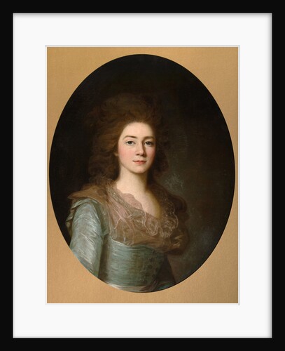 Portrait of Countess Varvara Ivanovna Golitsyna (?-1804), née Shipova, 1790s by Anonymous