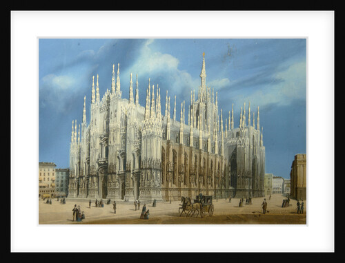 The Milan Cathedral, 1860s by Anonymous