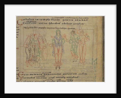 The Psychomachia by Prudentius, 11th century by Anonymous master