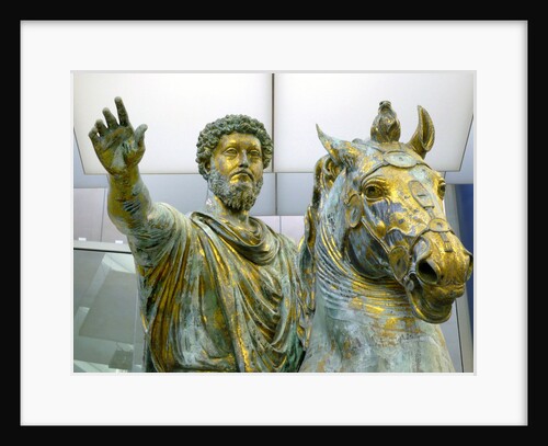 Equestrian statue of Marcus Aurelius, 161-180 by Classical sculpture Art of Ancient Rome