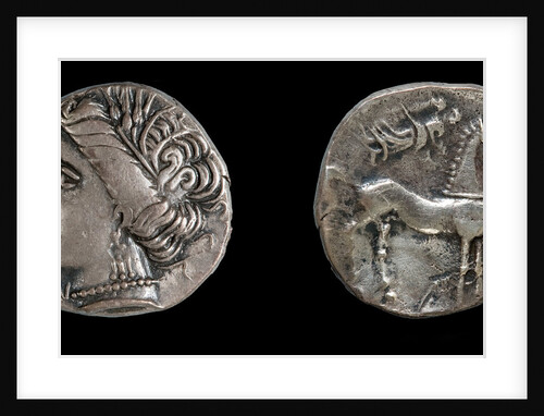Drachma from Emporion. Obverse: Head of Persephone, 3rd cen. BC by Ancient Coins Numismatic