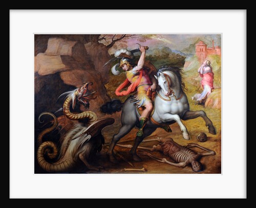Saint George and the Dragon, c. 1560 by Giorgio Vasari