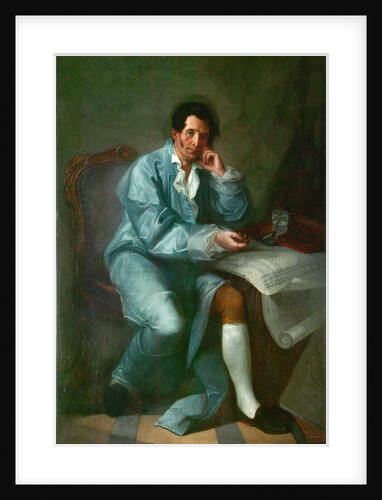 Portrait of the architect Jean-Baptiste Vallin de la Mothe by Anonymous