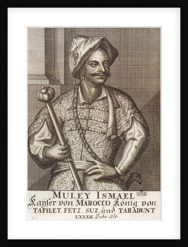 Moulay Ismaïl Ibn Sharif, King of Morocco, 1726 by Anonymous
