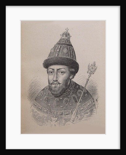 Portrait of the Tsar Michail I Fyodorovich of Russia by Anonymous