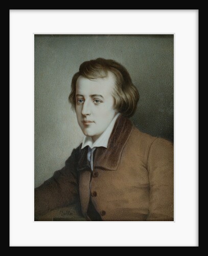 Portrait of the poet Heinrich Heine, ca 1825 by Anonymous