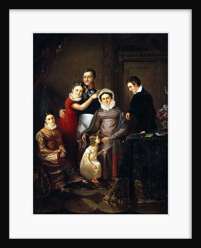 Portrait of the Family of Prince Nikolay Repnin-Volkonsky, 1820s by Anonymous
