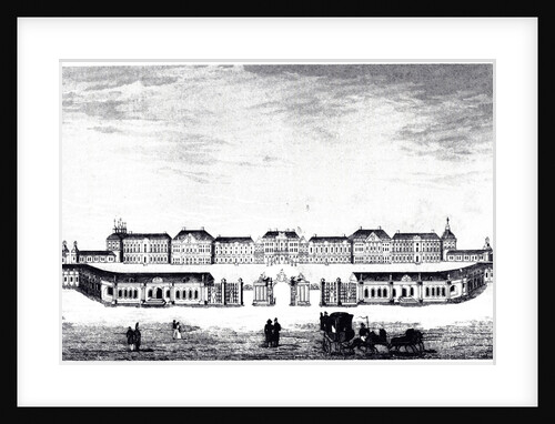 View of the Catherine Palace in Tsarskoye Selo, c. 1840 by Anonymous