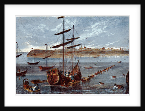 View of Taganrog, c. 1840 by Anonymous