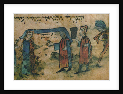 Marriage. Haggadah, Mid of the 15th cen by Anonymous