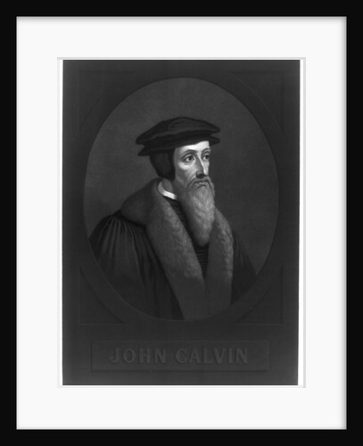 Portrait of John Calvin, Early 19th cen by Anonymous