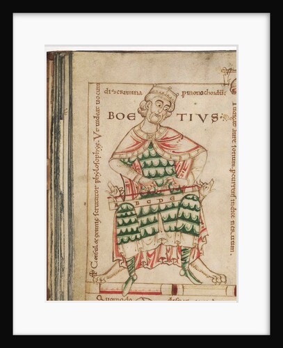 Anicius Manlius Severinus Boethius by Anonymous