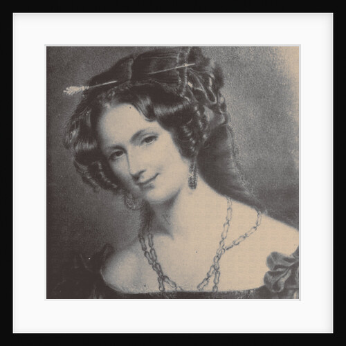 Portrait of Lady Catherine Caroline Montagu, wife of Count Alexandre Joseph Colonna-Walewski, 1830s by Anonymous