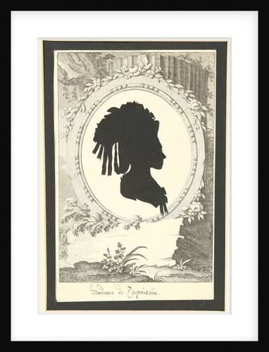 Silhouette portrait of Natalia Kirillovna Zagryazyskaya née Razumovskaya, 1777-1782 by Anonymous