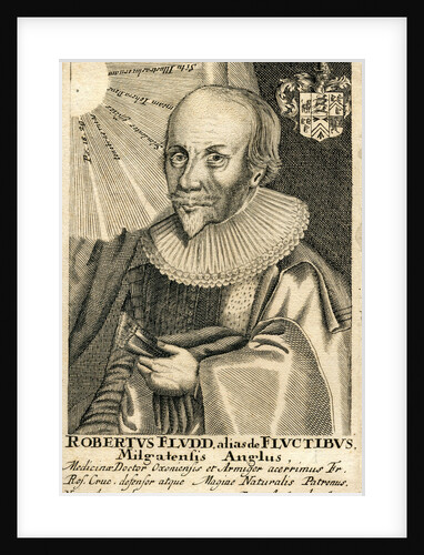 Portrait of Robert Fludd, 17th century by Anonymous