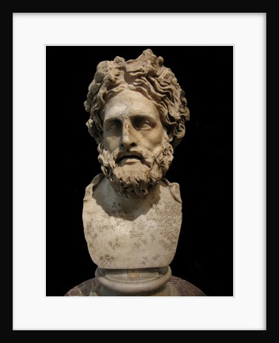 Asclepius, god of medicine and healing. (Roman copy of Greek statue by Phyromachos), 2th century BC by Classical sculpture Art of Ancient Rome