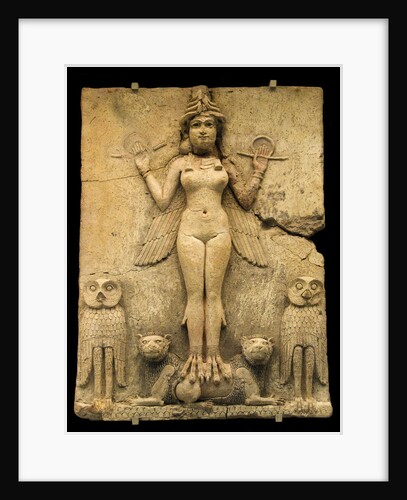Ishtar, Queen of Night, 19th century BC by Assyrian Art