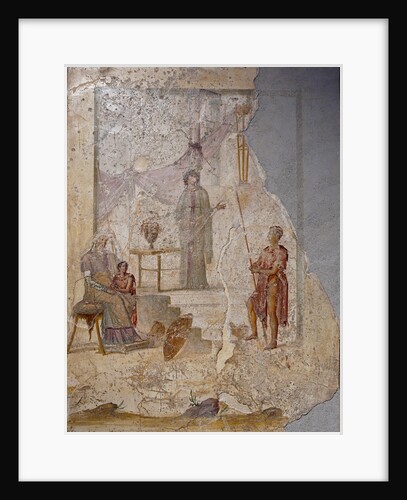 Cassandra predicts the downfall of Troy, 1st H. 1st cen. AD by Roman-Pompeian wall painting
