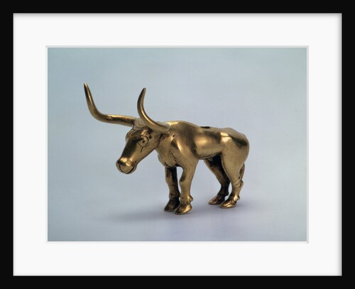 Figurine of a Bull (Piece from a pole of a canopy), 3rd millenium BC by Scythian Art