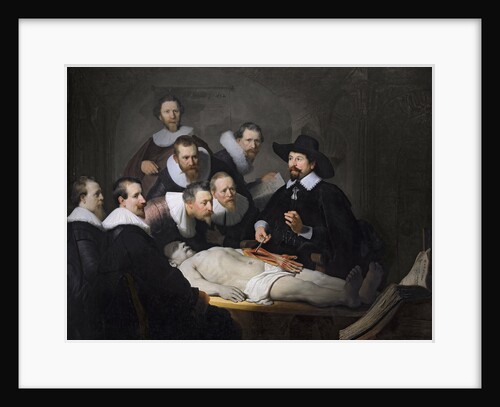 The Anatomy Lesson of Dr. Nicolaes Tulp, 1632 by Rembrandt van Rhijn