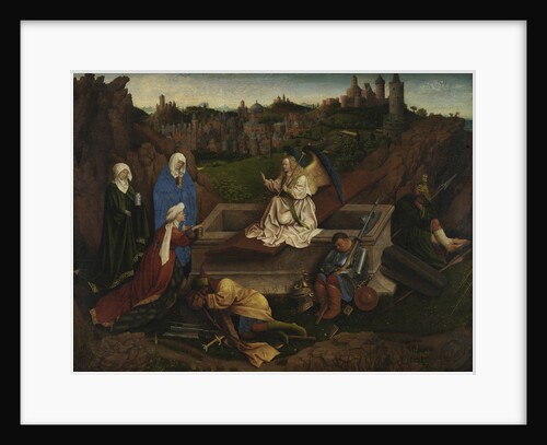 The Three Marys at the Sepulchre, c. 1440 by Hubert van Eyck