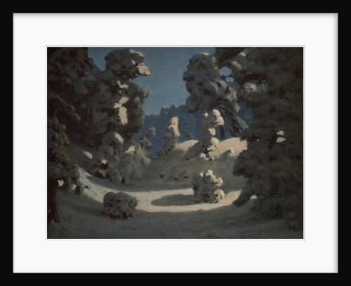 Sunspots on the hoarfrost, 1876-1890 by Arkhip Ivanovich Kuindzhi