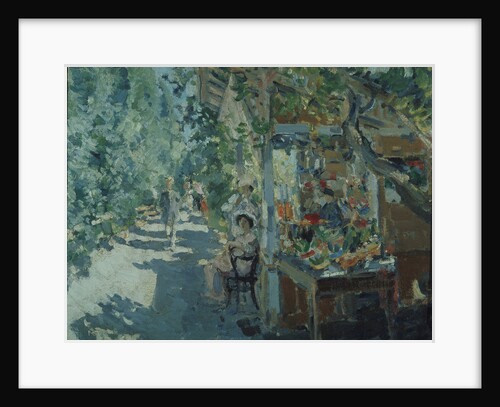 The Crimea. Fruit store, 1913 by Konstantin Alexeyevich Korovin