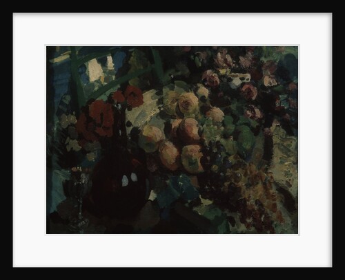 Still life. Vine and fruits, 1917 by Konstantin Alexeyevich Korovin