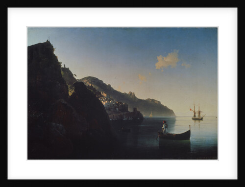 The Coast near Amalfi, 1841 by Ivan Konstantinovich Aivazovsky