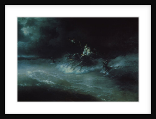 Poseidons travel over the sea, 1894 by Ivan Konstantinovich Aivazovsky